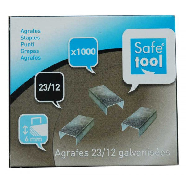 Agrafes Safetool 23/12 bte de 1.000 -20% - GEO Gabon Shop Online
