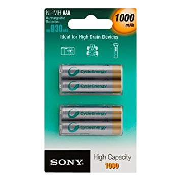 Piles Rechargeables AAA/LR03 1.5V Ni-MH 1000 mAh blister de 4 -25% - GEO Gabon Shop Online 