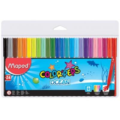 Feutres de coloriage Color'Peps Océan étui de 24 -33% - GEO Gabon Shop Online 