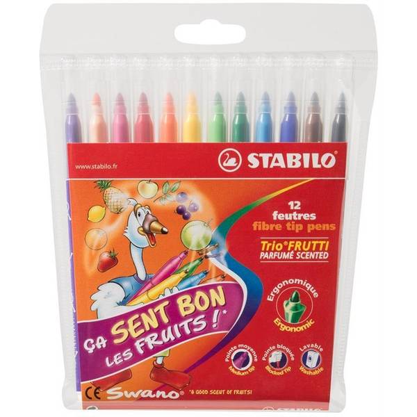 Feutres de coloriage Trio Frutti étui de 12 -20% - GEO Gabon Shop Online 