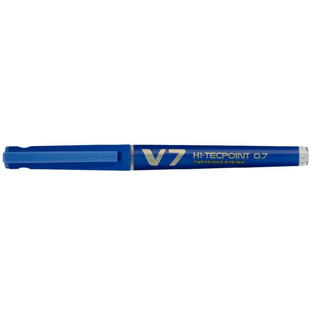 Stylo Bille médium 0.7 V7 Hi-Tecpoint encre bleue -20% - GEO Gabon Shop Online 
