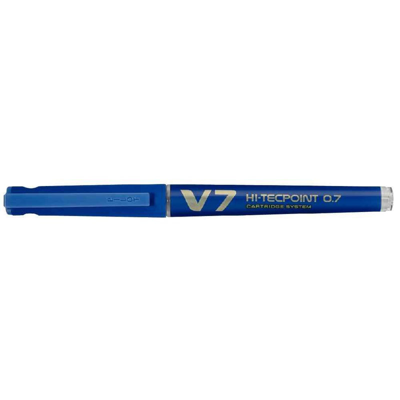 Stylo Bille médium 0.7 V7 Hi-Tecpoint encre bleue -20% - GEO Gabon Shop Online 