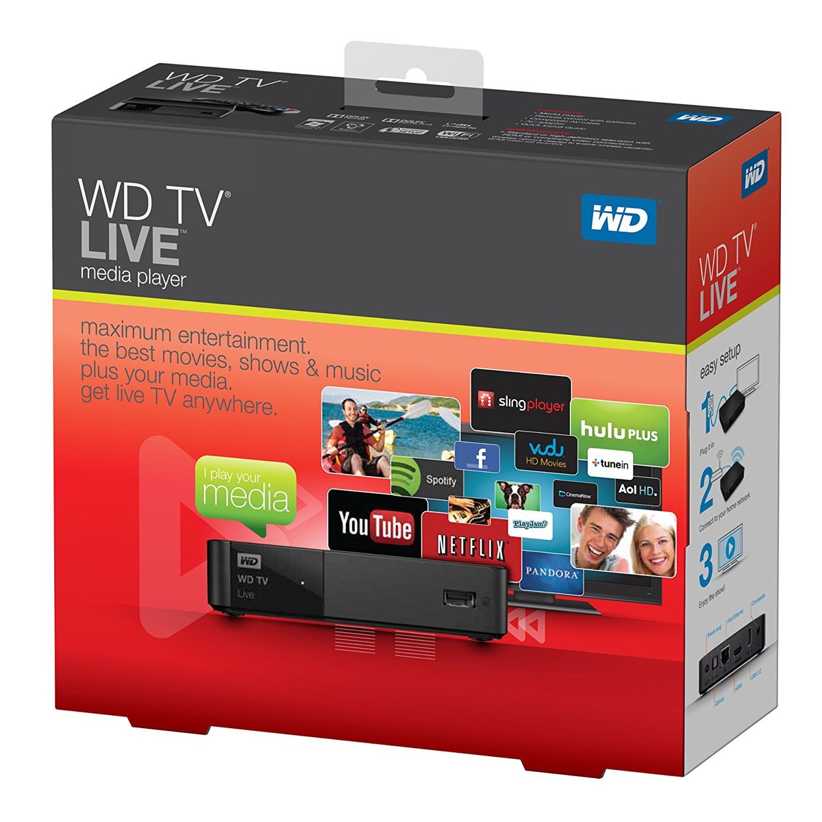 WD TV Live Wi-Fi Streaming Media Player -destockage !!! – GEO Gabon ...