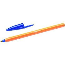 Stylo Bille fin Orange encre bleue -20% - GEO Gabon Shop Online 