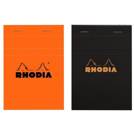 Bloc-notes orange ou noir A6 10.5x14.8cm 80f quad 80g -20% - GEO Gabon Shop Online