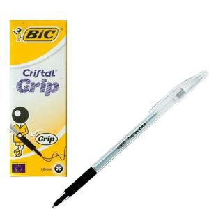 Stylos Bille médium Cristal Grip encre noire boite de 20 -20% - GEO Gabon Shop Online 