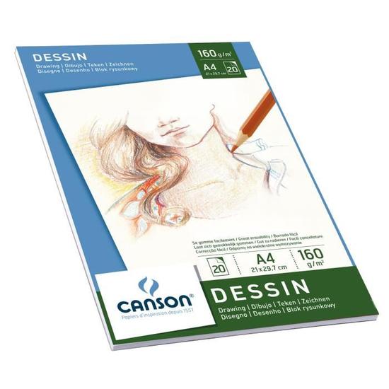 Canson Bloc 20f A4 Dessin -20% - GEO Gabon Shop Online