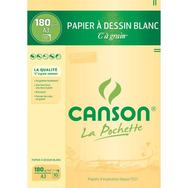 Papier Dessin blanc A3 10f 180g -20% - GEO Gabon Shop Online 