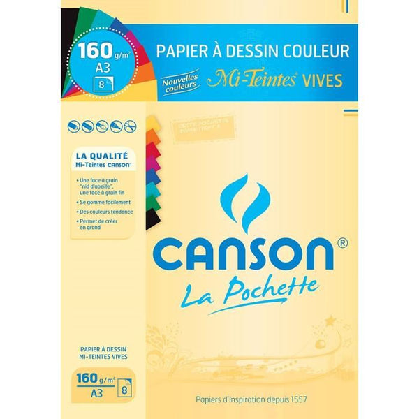Papier Dessin coul A3 8f 160g -20% - GEO Gabon Shop Online 