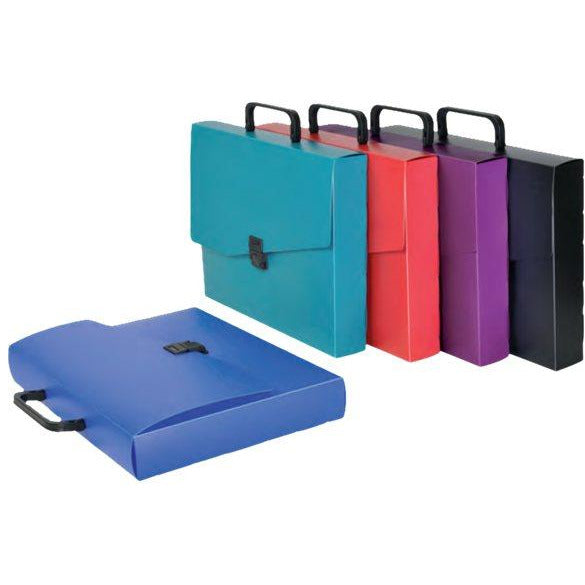 Valisette PP dos 50mm A4 différentes couleur -30% - GEO Gabon Shop Online 