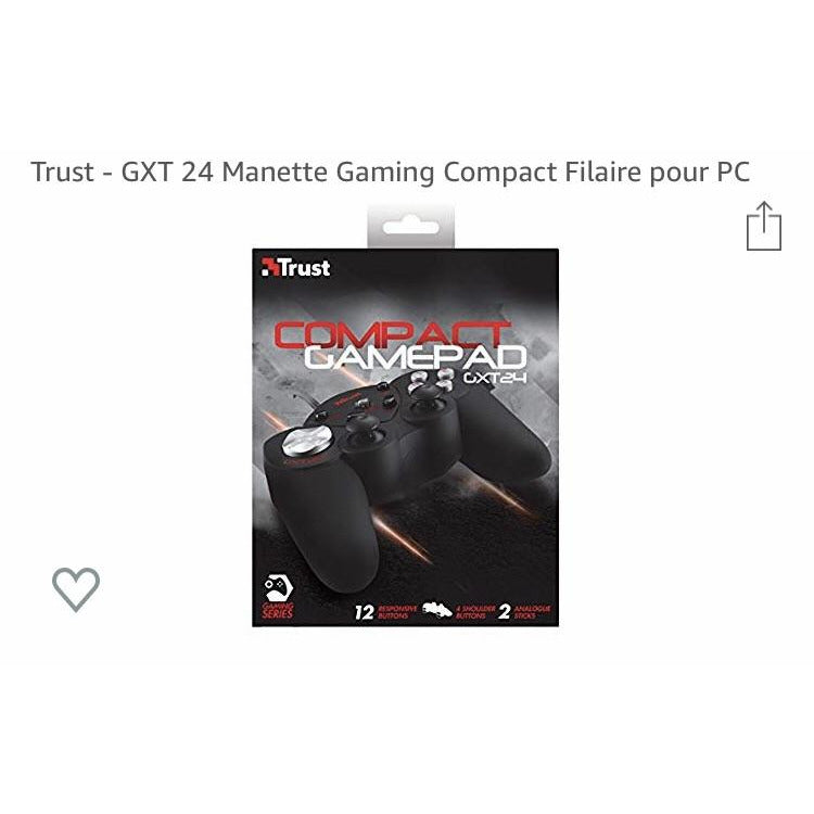 Manette GXT-24 GAMEPAD PC -25% - GEO Gabon Shop Online 