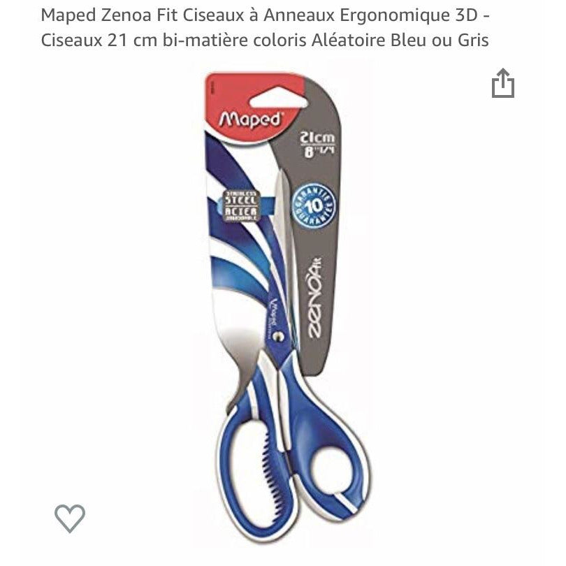 Ciseaux Zénoa Bureau/Maison 21cm -30% - GEO Gabon Shop Online