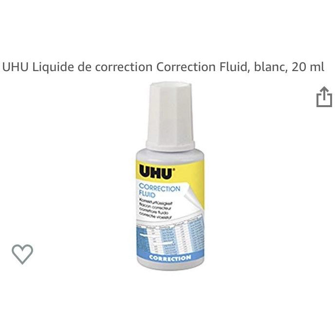 Correcteur liquide 20ml avec pinceau -30% - GEO Gabon Shop Online 