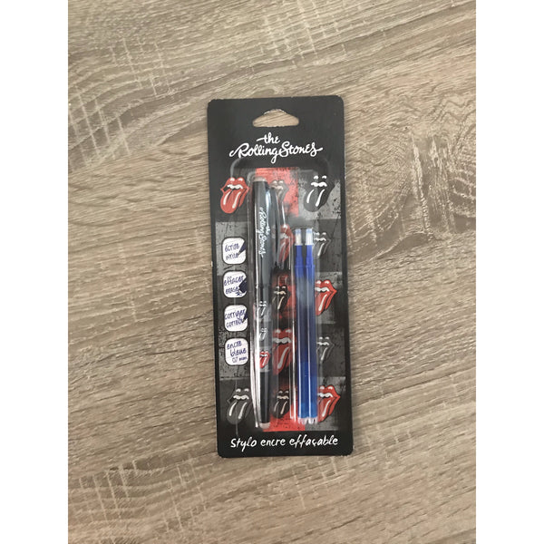 Rolling Stones Roller encre effaçable bleu 0.7 + 2 rech -20% - GEO Gabon Shop Online 
