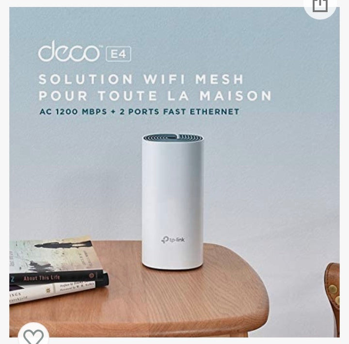 Wifi Système Mesh TP-Link 3 bornes Deco AC1200 E4 -50.000f - GEO Gabon Shop Online 