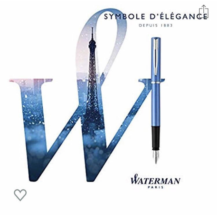 Stylo Bille Waterman Graduate Chrome encre bleue -30% - GEO Gabon Shop Online 
