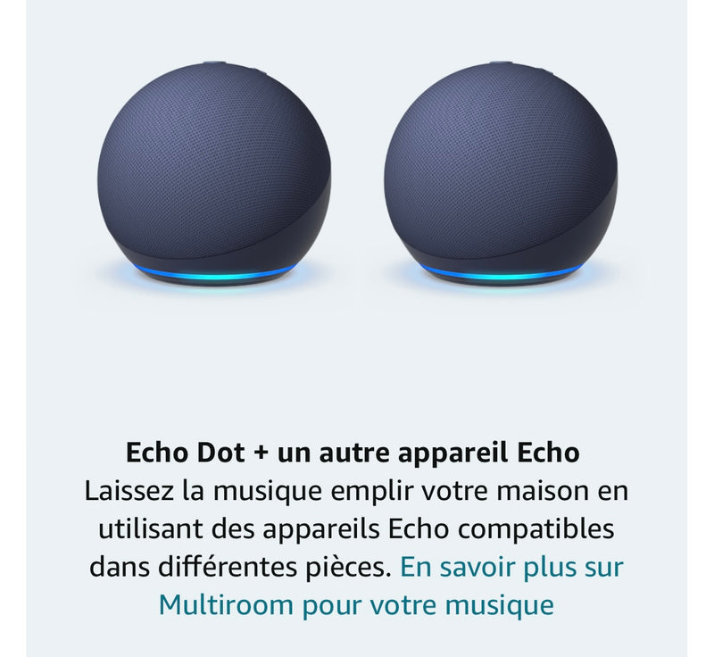 Echo Dot 5 Enceinte Connectée Blanc avec Alexa -15.000F