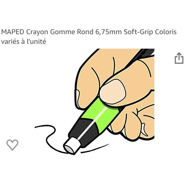Crayon gomme rechargeable -20% - GEO Gabon Shop Online 