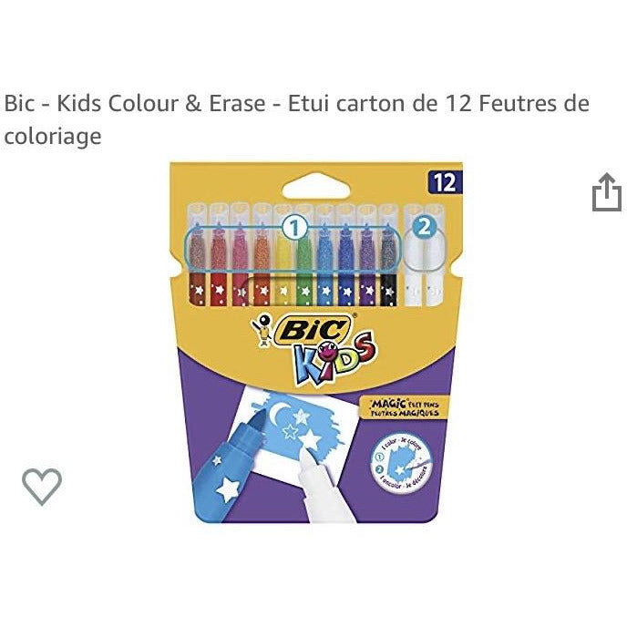 Feutres de coloriage magiques KIDS étui de 12 -33% - GEO Gabon Shop Online 