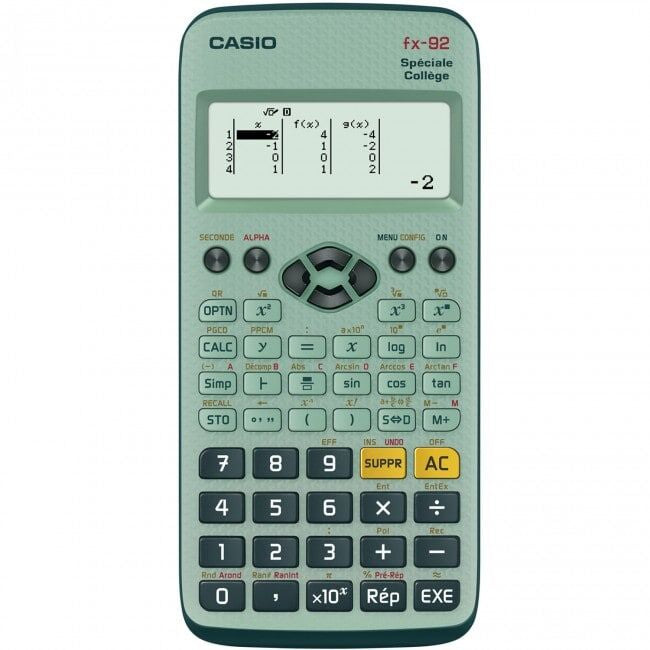 Calculatrice scientifique FX 92+ Collège -10%