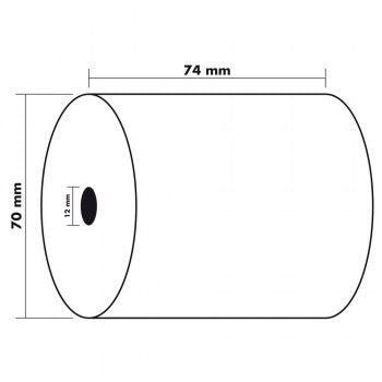 Bobines Papier 1 pli 74x70x12 paquet de 10 -40% - GEO Gabon Shop Online 