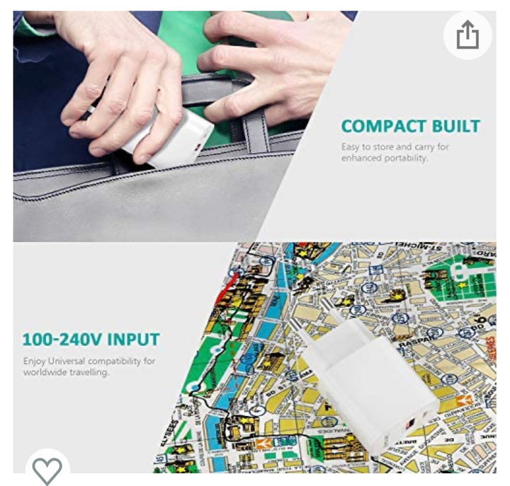 Chargeur secteur Quick charge Usb/Usb C -33% - GEO Gabon Shop Online 