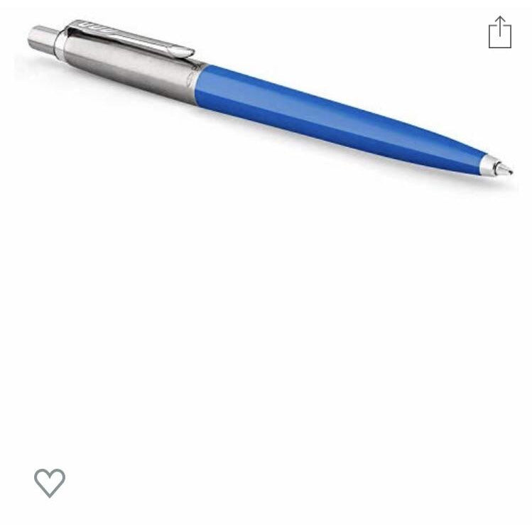 Stylo Bille Parker Jotter Bleu encre noire corps plastique/chromé -33% - GEO Gabon Shop Online