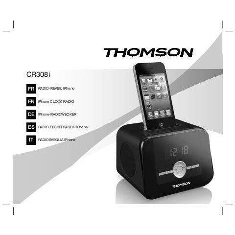 Thomson Station d’Accueil/Radio Réveil -Destockage !!! - GEO Gabon Shop Online 