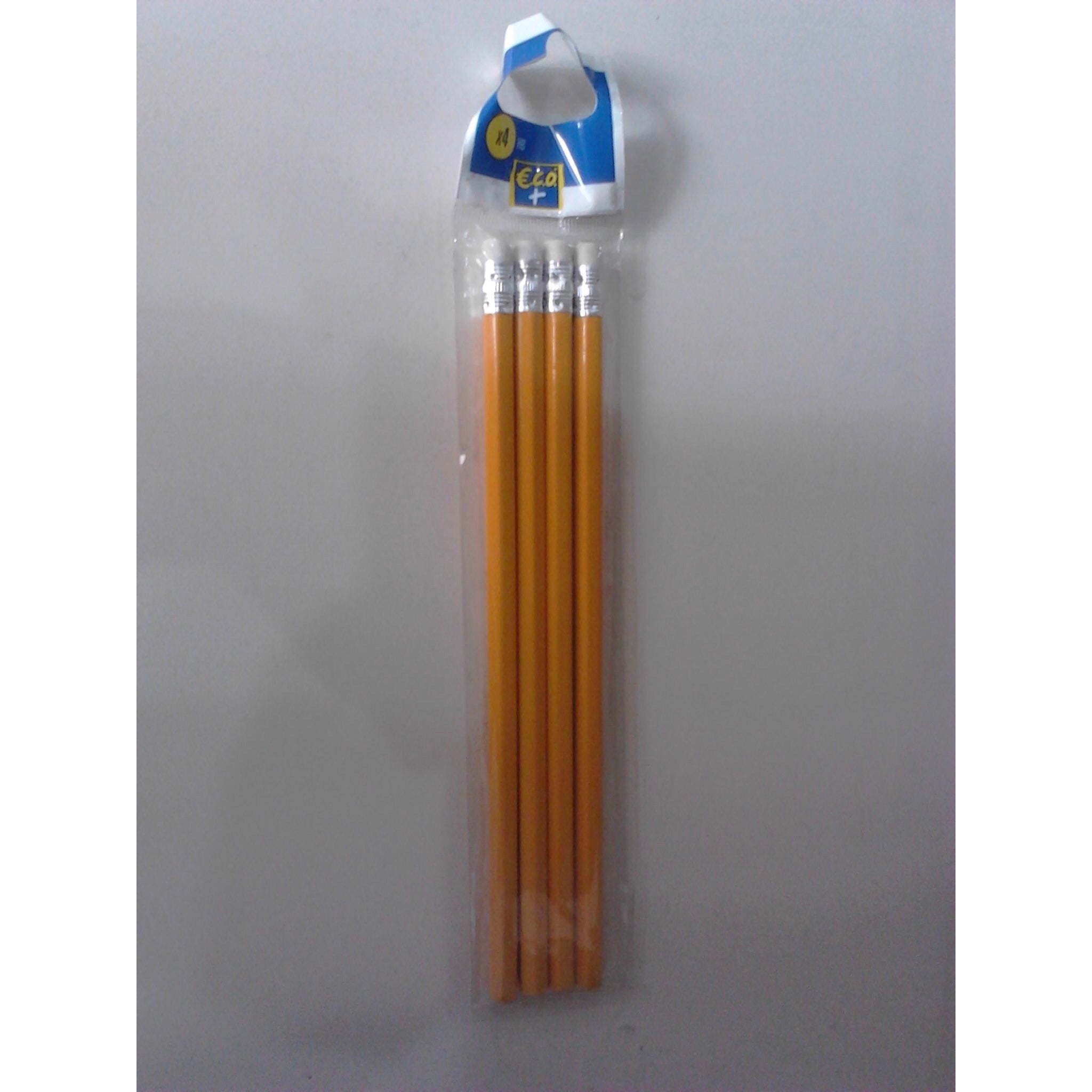 Crayons Graphite HB + Gomme sachet de 4 -20% - GEO Gabon Shop Online