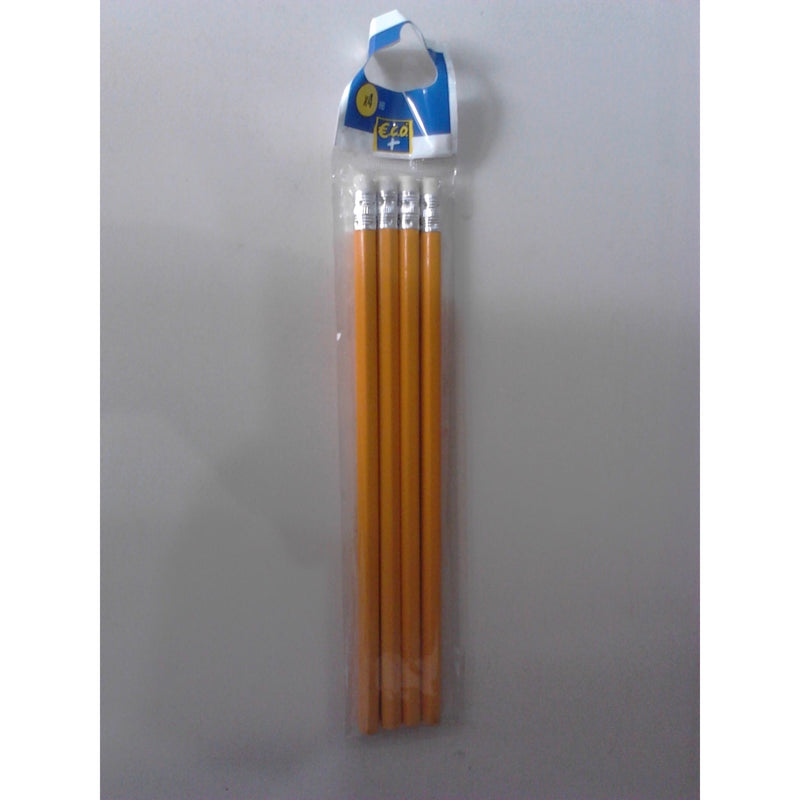 Crayons Graphite HB + Gomme sachet de 4 -20% - GEO Gabon Shop Online 