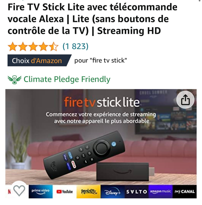 Fire TV Stick Lite -5.000F