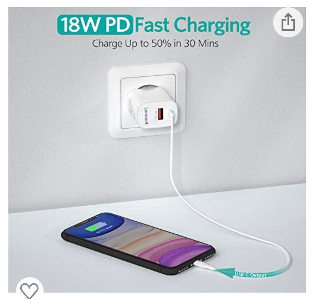 Chargeur secteur Quick charge Usb/Usb C -33% - GEO Gabon Shop Online 