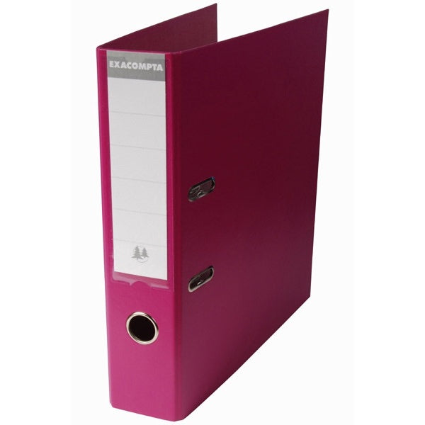 Classeur 2 anneaux à levier PVC A4 dos 70mm Fushia -10% - GEO Gabon Shop Online 