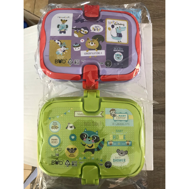 Lunch Box Hello Baby 2 comp/Couverts -33% - GEO Gabon Shop Online 