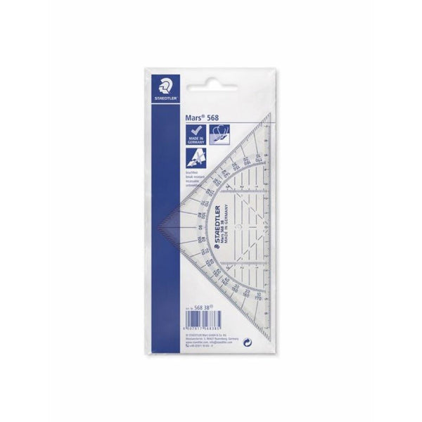 Equerre géométrique plastique 4/1 45°/45° 16cm -30% - GEO Gabon Shop Online 