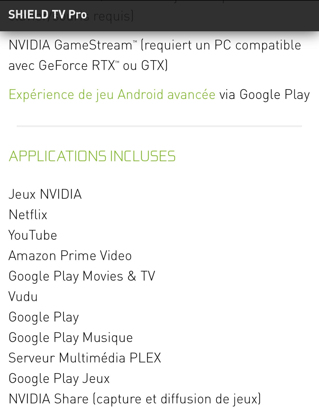 Promotion Box Androïd TV Nvidia SHIELD TV Pro 4K + Câble HDMI -50.000F - GEO Gabon Shop Online 