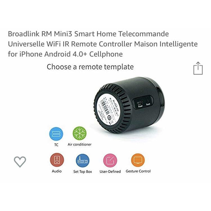Télécommande universelle WIFI I/R mini 3 -50% - GEO Gabon Shop Online 