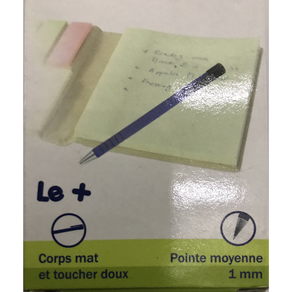 Stylos billes rétractables encre bleu Bte de 12 -20% - GEO Gabon Shop Online 