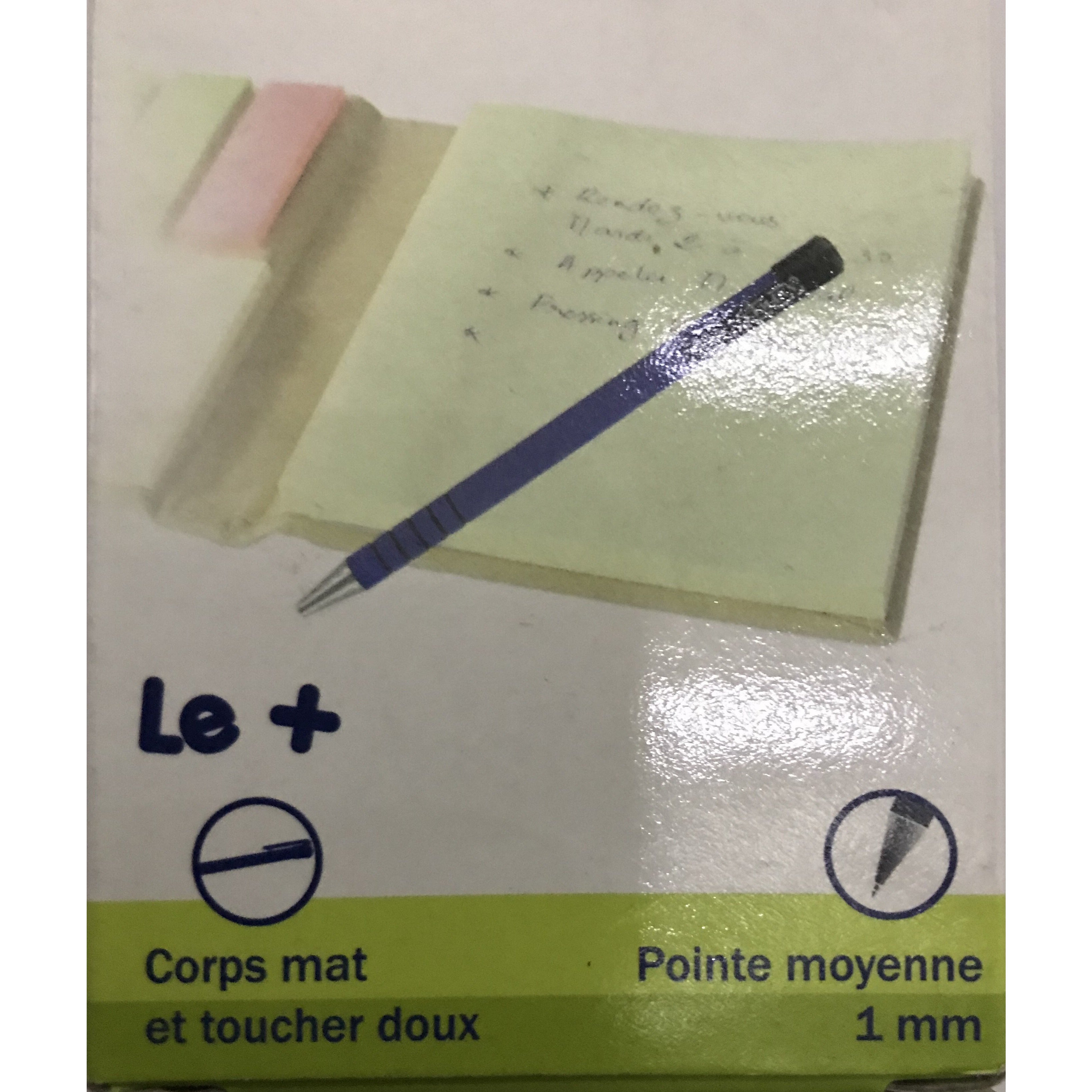 Stylos billes rétractables encre bleu Bte de 12 -20% - GEO Gabon Shop Online 