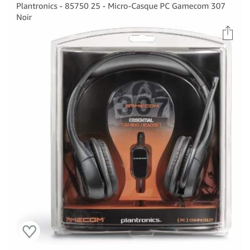 Casque-Micro Audio Gaming GAMECON 307 PC -50% - GEO Gabon Shop Online