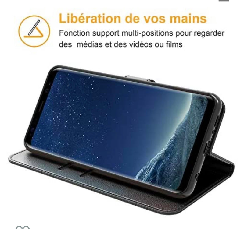 Etui/Coque noir Galaxy S8 -50% - GEO Gabon Shop Online 