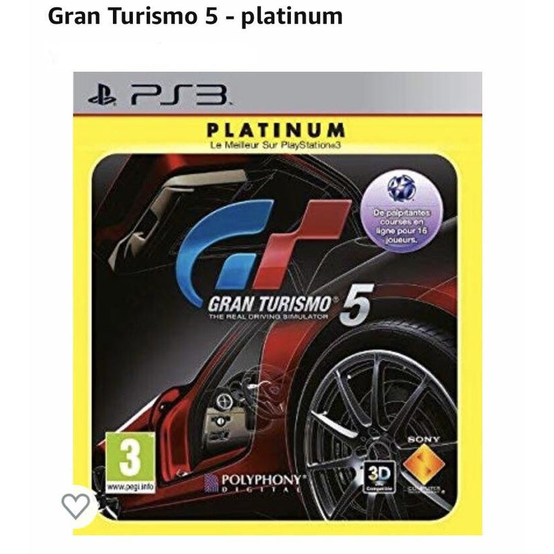PS3 Jeu GRAN Turismo 5 -Destockage !!! - GEO Gabon Shop Online 