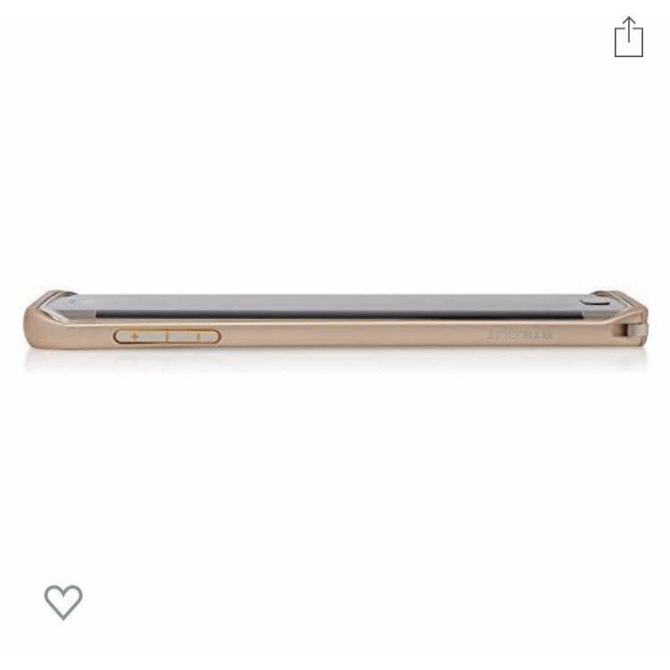 Bumper or rose Coque silicone Galaxy S6 edge -Destockage !!! - GEO Gabon Shop Online 