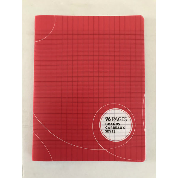 Cahier Piqué PP 17x22  96p seyes 70g -20% - GEO Gabon Shop Online 
