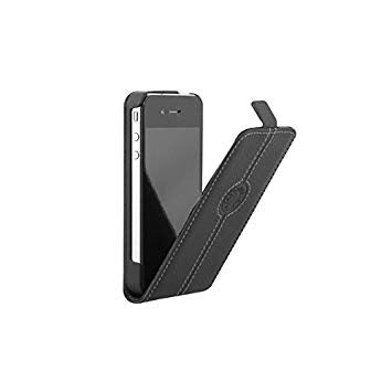 Etui/Flap Cuir noir IPhone 4/4S Destockage !!! - GEO Gabon Shop Online 