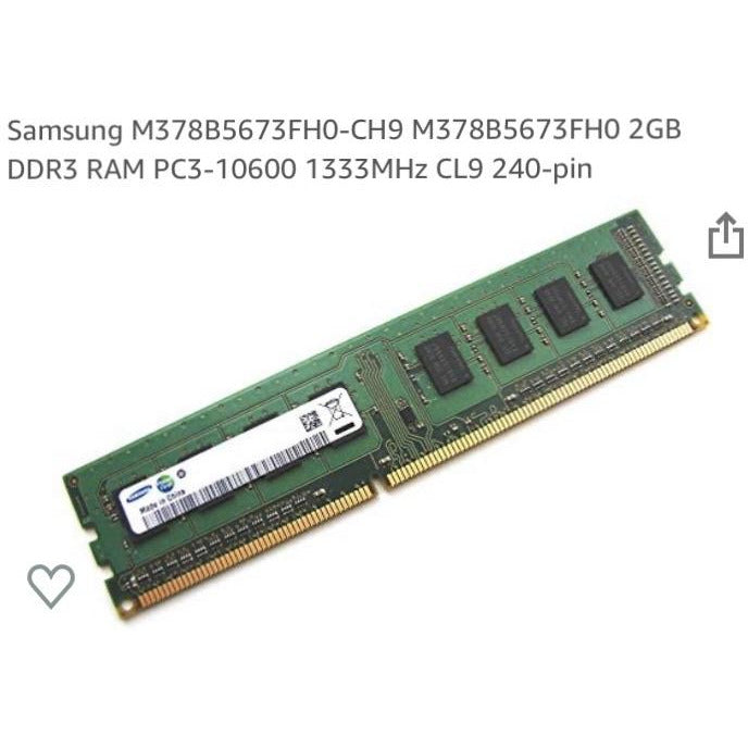 Samsung DDR3 DIMM 2Go Pc -50% - GEO Gabon Shop Online 