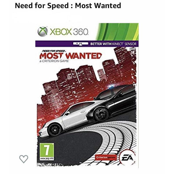 XBOX 360 Jeu NFS Most Wanted -Destockage !!! - GEO Gabon Shop Online 