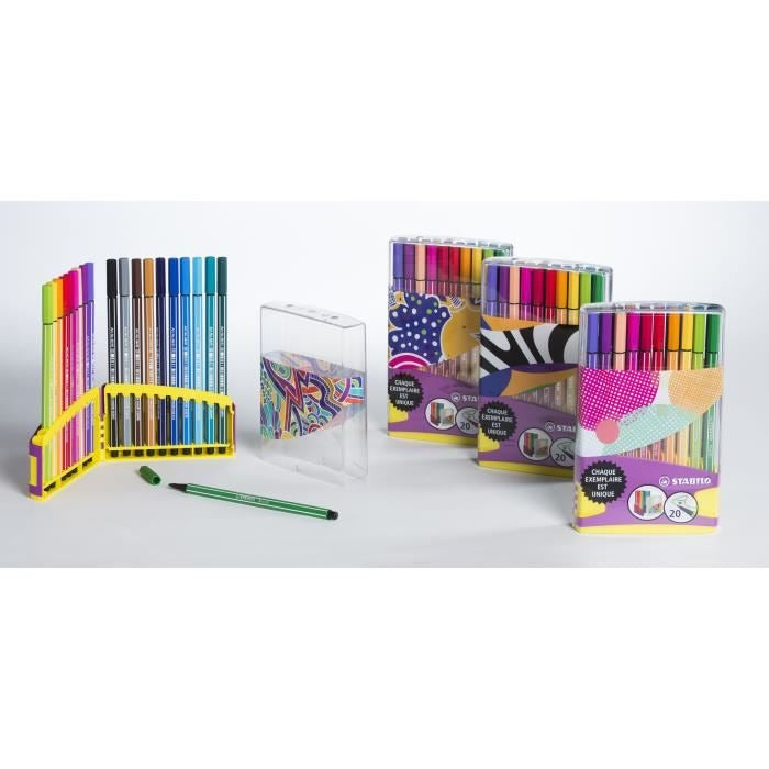 Feutres dessin Colorparade Pen 68 Ed. Limitée bte de 20 -16% - GEO Gabon Shop Online 