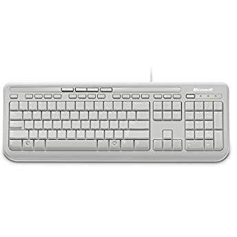 Clavier Filaire Microsoft 600 blanc -33% - GEO Gabon Shop Online 