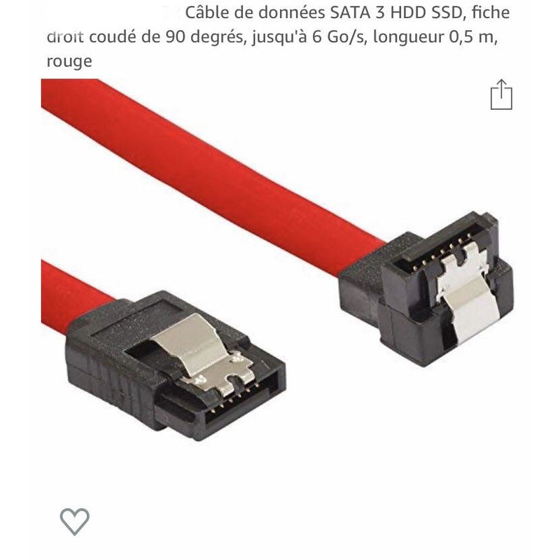 SATA Cable Hdd/Ssd (50 cm) -20% - GEO Gabon Shop Online 